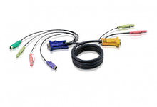 KVM-кабель ATEN 2L-5302P. PS/2 с аудио поддержкой