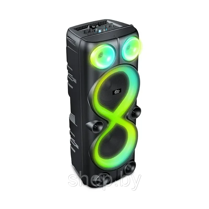 Акустическая система BT Speaker ZQS-8238 40 Вт + пульт ДУ + 2 беспроводных микрофона NEW!!! - фото 2 - id-p224747864