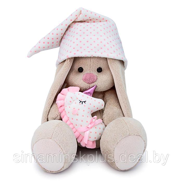 Мягкая игрушка «Зайка Ми с розовой подушкой - единорогом», 18 см - фото 1 - id-p224747923