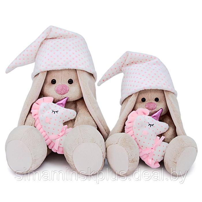 Мягкая игрушка «Зайка Ми с розовой подушкой - единорогом», 18 см - фото 5 - id-p224747923