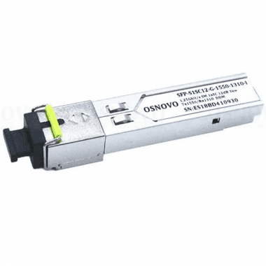 Osnovo SFP-S1SC12-G-1550-1310-IОптический SFP Модуль промышленный Одно волокно Single Mode - фото 1 - id-p220144003