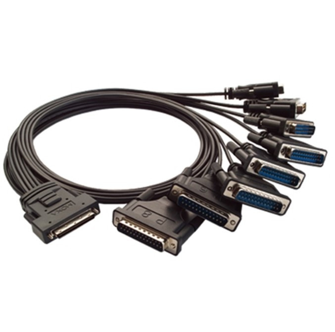 Разветвительный кабель RS-232/422/485, разъемы SCSI VHDCI 68 в 8xDB9 Male, длина 100см, ПВХ, до 15 - фото 1 - id-p220144063