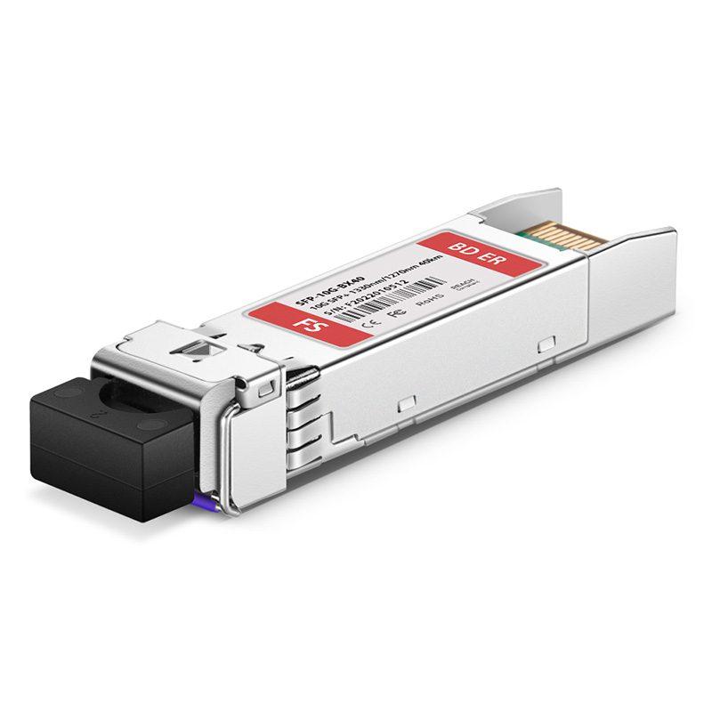 Cisco SFP-10G-BX40D-I Совместимый 10GBASE-BX40-D SFP+ Модуль (SMF, 1330nm-TX/1270nm-RX, 40km, LC, DOM) - фото 1 - id-p220144174