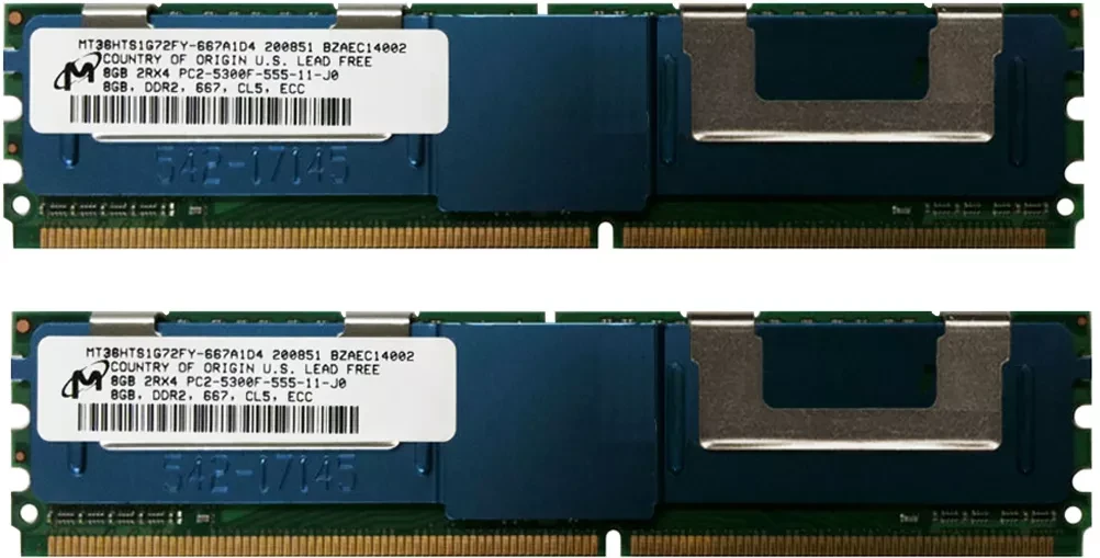 Модуль памяти MICRON HP 16GB FBD PC2-5300 (2x8GB) Kit - фото 1 - id-p220144180