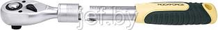 Трещотка реверсивная телескопическая с резиновой эргономичной ручкой 1/2''(L 300-440мм 72зуб.) ROCKFORCE
