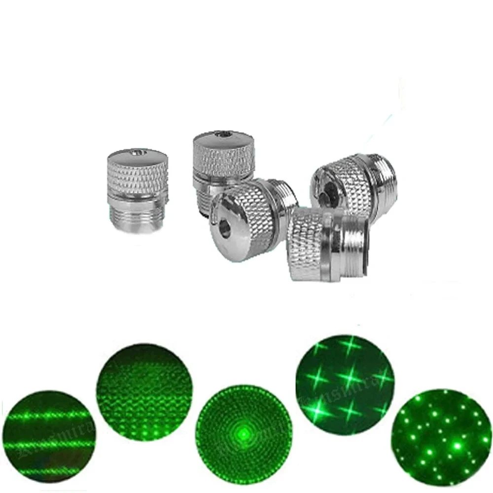 Лазерная указка с 5 насадками Green Laser Pointer - фото 4 - id-p224748114