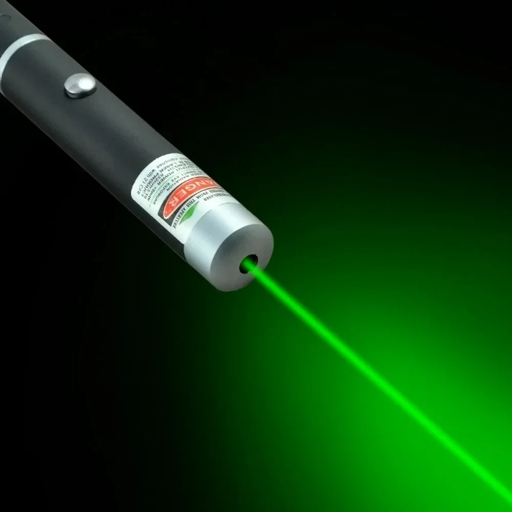 Лазерная указка с 5 насадками Green Laser Pointer - фото 8 - id-p224748114