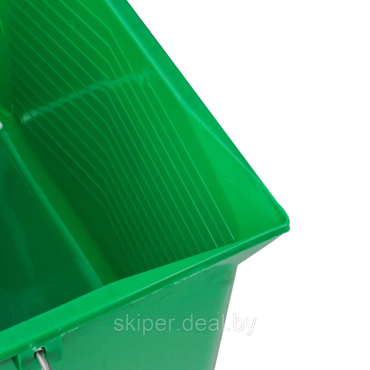Ведро для краски SPEC прямоугольное 12 л зеленое - фото 2 - id-p224748211