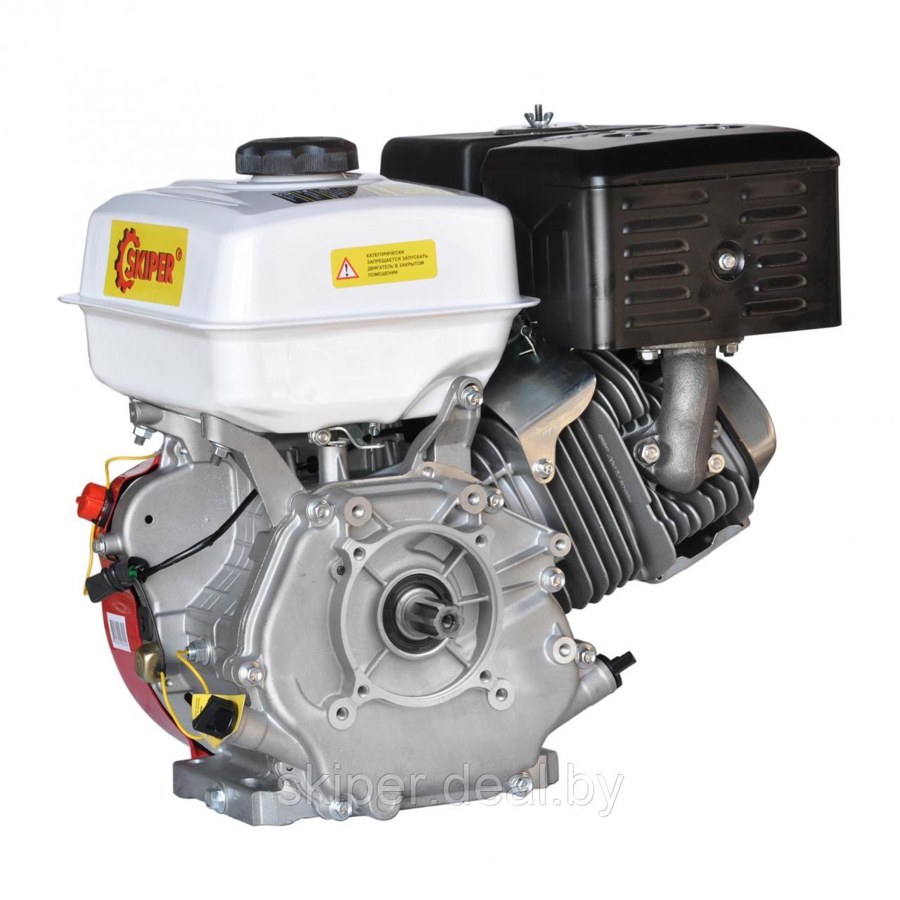Двигатель бензиновый SKIPER N177F(SFT) (10 л.с., шлицевой вал диам. 25мм х35мм) - фото 3 - id-p139868836