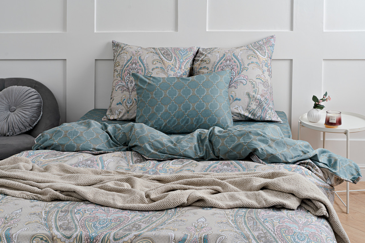 Постельное белье Евро Роксолана Сатин