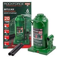 Домкрат гидравлический бутылочный 20т (h min 245мм, h max 470мм) с предохранительным клапаном RockFORCE