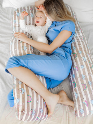 Подушка для беременных Amarobaby U-образная Котики / AMARO-40U-Ko - фото 10 - id-p224758014