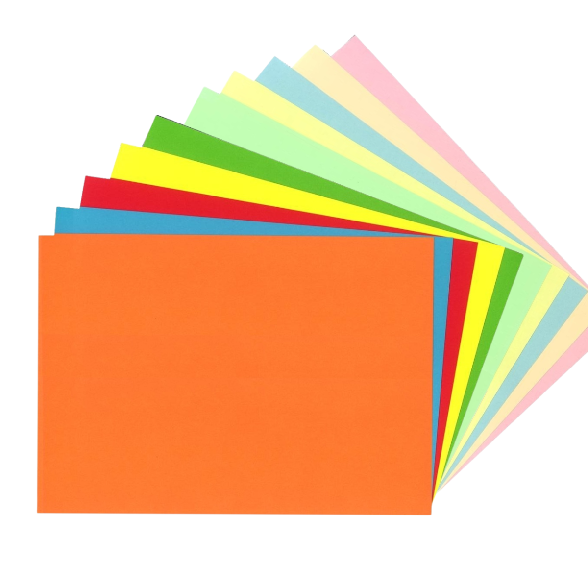 Бумага цветная, 80гр, А4, 10х10, ассорти, интеснив+пастель, 10 цветов, 100л, арт. Mix 10 colors - фото 2 - id-p224758436