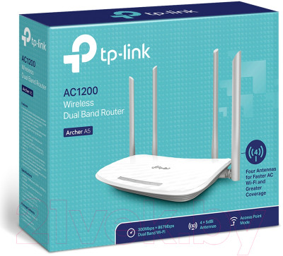 Беспроводной маршрутизатор TP-Link Archer A5 - фото 3 - id-p224757911