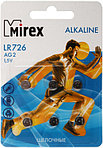 Батарейка щелочная дисковая Mirex Alkaline AG2, LR726, 1.5V, 6 шт.