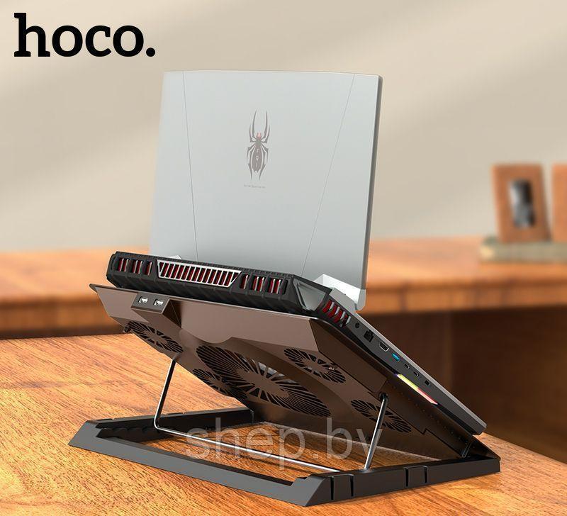 Настольный держатель Hoco DH11 для ноутбука с радиатором цвет: черный NEW!!! - фото 3 - id-p224760155