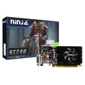 Видеокарта SINOTEX NVIDIA GeForce GT 730 Ninja (NF73NP023F) 2Gb GDDR3 D-Sub+DVI+HDMI RTL - фото 1 - id-p220867234