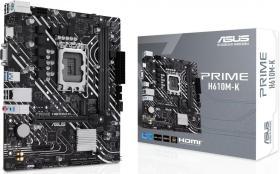 Материнская плата Asus PRIME H610M-K Soc-1700 Intel H610 2xDDR5 mATX AC`97 8ch(7.1) GbLAN+VGA+HDMI - фото 1 - id-p222447704