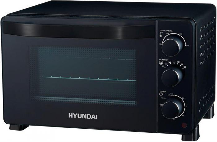 Конвекционная мини печь электропечь для выпечки дачи кухни компактная настольная духовка HYUNDAI MIO-HY080 - фото 1 - id-p224762443