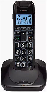 Бесшнуровой телефонный аппарат teXet TX-D7505А (черный)