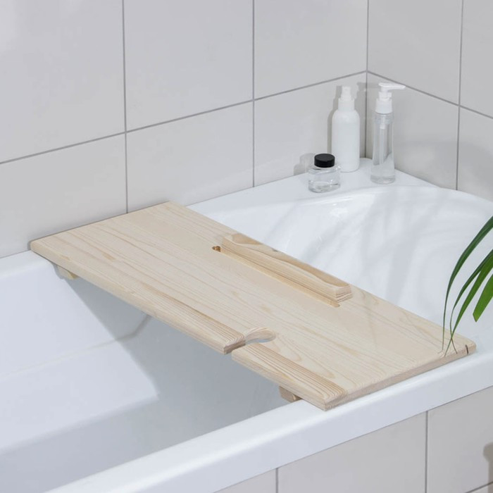 Столик для ванны, 68×26×7 см, сосна - фото 2 - id-p224768098