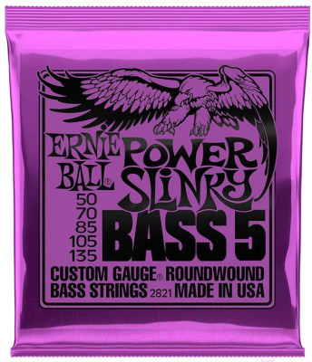 Струны для бас-гитары Ernie Ball 2821 Power Slinky - фото 1 - id-p224769050