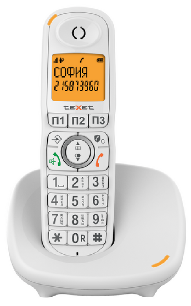 Бесшнуровой телефонный аппарат teXet TX-D8905A белый - фото 1 - id-p224765598