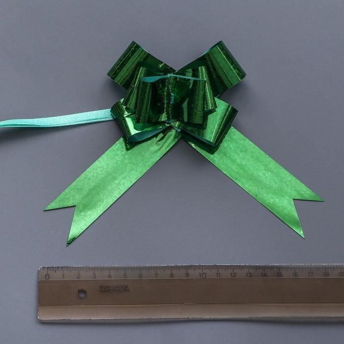 Бант для подарочной упаковки «Бабочка» цвет зеленый - фото 2 - id-p224765499