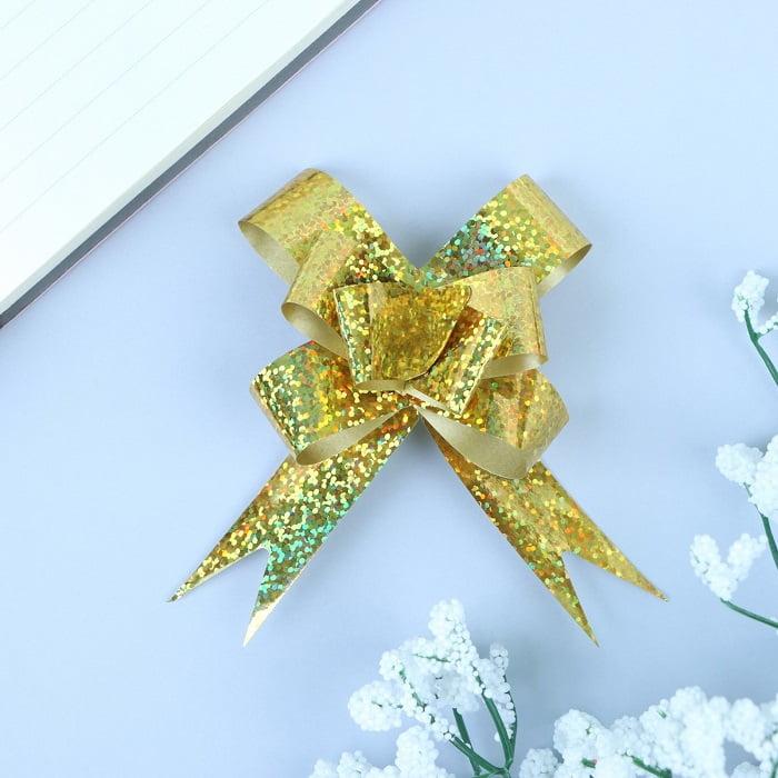 Бант для подарочной упаковки «Бабочка» цвет золотой - фото 1 - id-p224765502