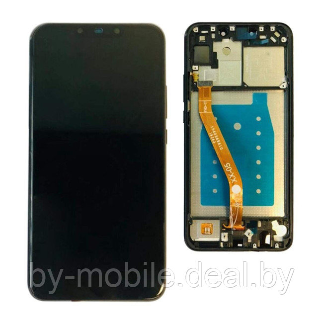 Экран (модуль) в раме Huawei Mate 20 Lite (2018) SNE-LX1 (черный) - фото 1 - id-p224770167