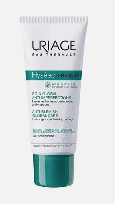 Универсальный флюид для лица Uriage Урьяж Hyseac 3-Regul+ Soin Global Anti-Imperfections, 40 мл - фото 1 - id-p224771927