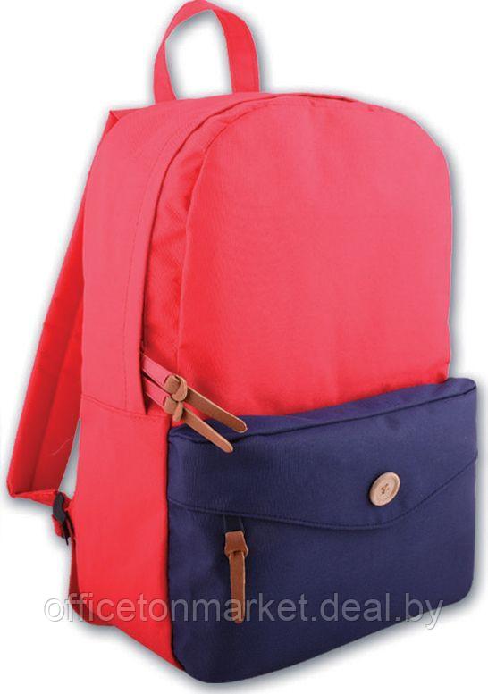 Рюкзак молодежный "Красный+синий", красный, синий - фото 1 - id-p216280045