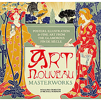 Книга на английском языке "Art Nouveau Masterworks", Michael Robinson, Rosalind Ormiston