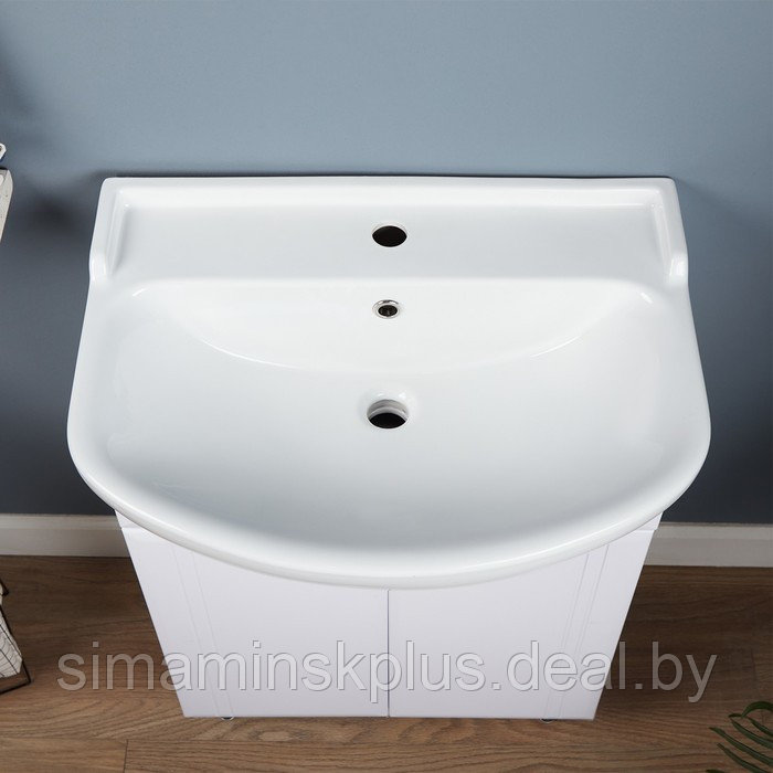 Комплект мебели: для ванной комнаты "Тура 60": тумба + раковина + зеркало-шкаф - фото 7 - id-p224774093