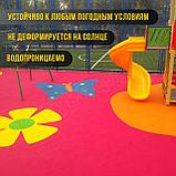 Бесшовное ударопоглощающее резиновое покрытие для детских площадок - Мастерфайбр, фото 6