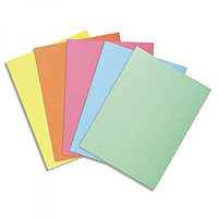 Бумага цветная,80гр, А4, 5х20, ассорти, пастель, (голубой,розовый,зеленый,солнечно-желтый,желтый), 100л, арт.