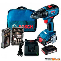 Дрель-шуруповерт Bosch GSR 18V-50 Professional 06019H5004 (с 2-мя АКБ, сумка, оснастка)