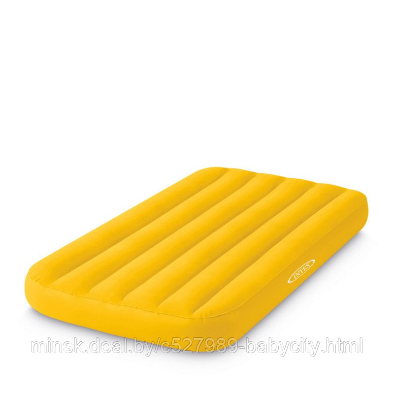 Детский надувной матрас Intex Cozy Kidz, 66803, желтый (157*88*8 см) - фото 1 - id-p224776945