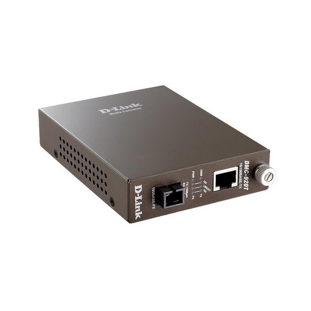 Медиаконвертер D-Link DMC-920T/B10A, WDM Media Converter with 1 10/100Base-TX port and 1 100Base-FX port.Up to - фото 1 - id-p224778353