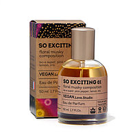 Парфюмерная вода женская Vegan Love Studio So Exciting 01, 50 мл (по мотивам Molecules Escentric 01 (Escentric