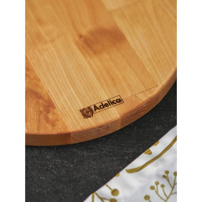 Подарочный набор деревянной посуды Adelica «Бари», доска разделочная d=25 см, блюдо для подачи d=24 см, - фото 4 - id-p224780233