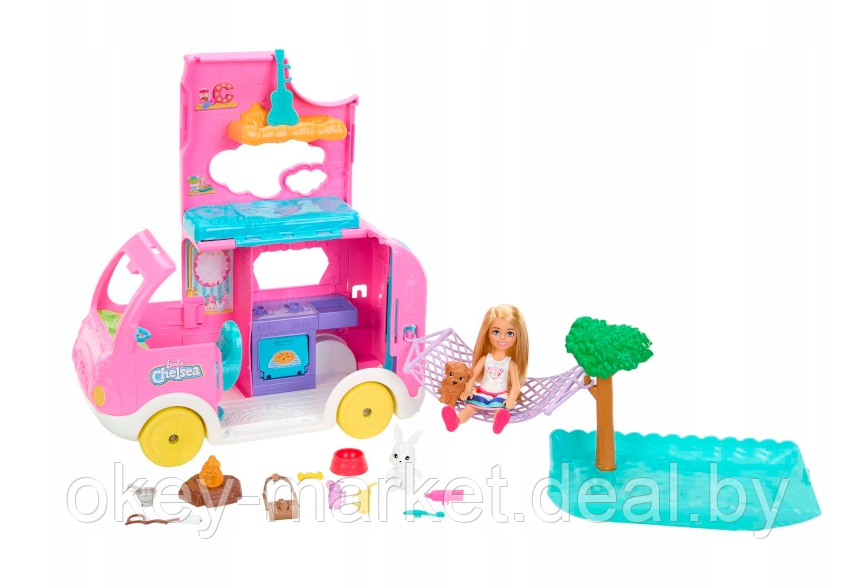 Игровой набор Barbie Челси Кемпинг HNH90 - фото 2 - id-p224780254