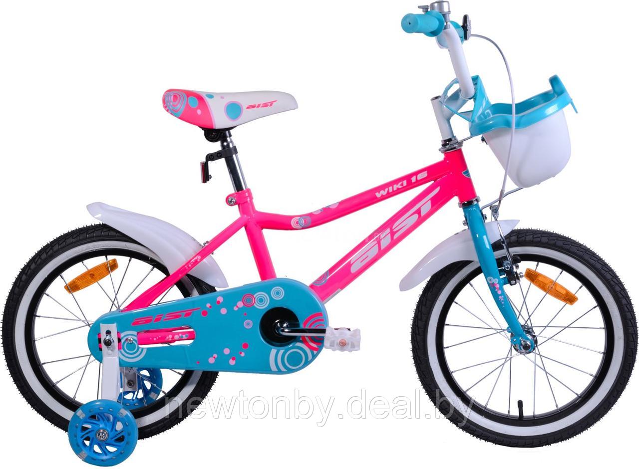 Детский велосипед AIST Wiki 16 2023 (розовый) - фото 1 - id-p224780370