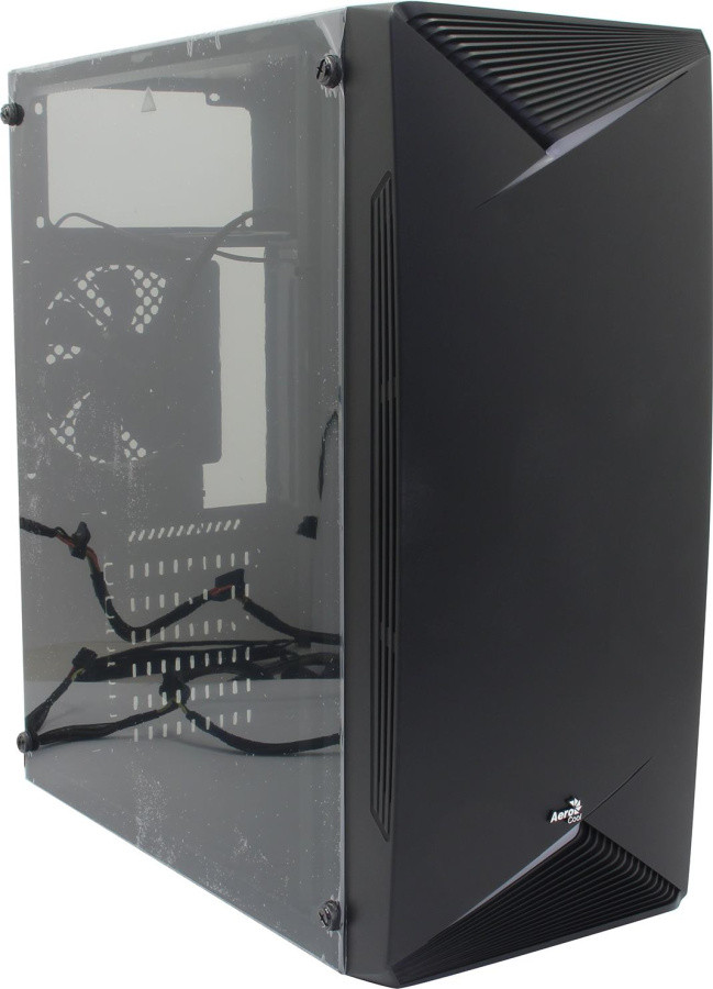 Корпус AeroCool TALON-A-BK-v1 Black Mid Tower (ATX/micro ATX/mini-ITX, без БП, Steel, ABS, HD Audio, USB3.0 - фото 1 - id-p224780389