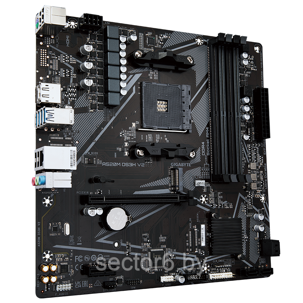 Gigabyte A520M DS3H V2 (rev. 1.0)