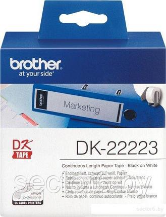 Самоклеящаяся бумага Brother DK-22223 (50 мм, 30.48 м), фото 2