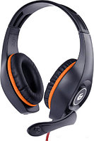 Наушники игровые GHS-05-O Gembird gaming Orange/Black 3.5mm 4-pin