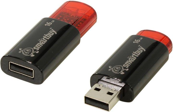 Накопитель SmartBuy Click SB16GBCl-K USB2.0 Flash Drive 16Gb (RTL) - фото 1 - id-p224780594