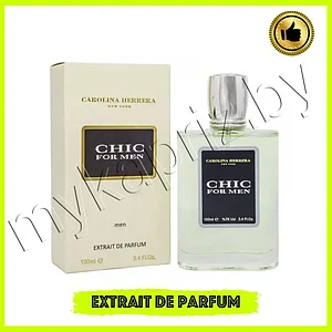 Экстракт парфюмерии Carolina Herrera Chic For Men 100ml Мужской