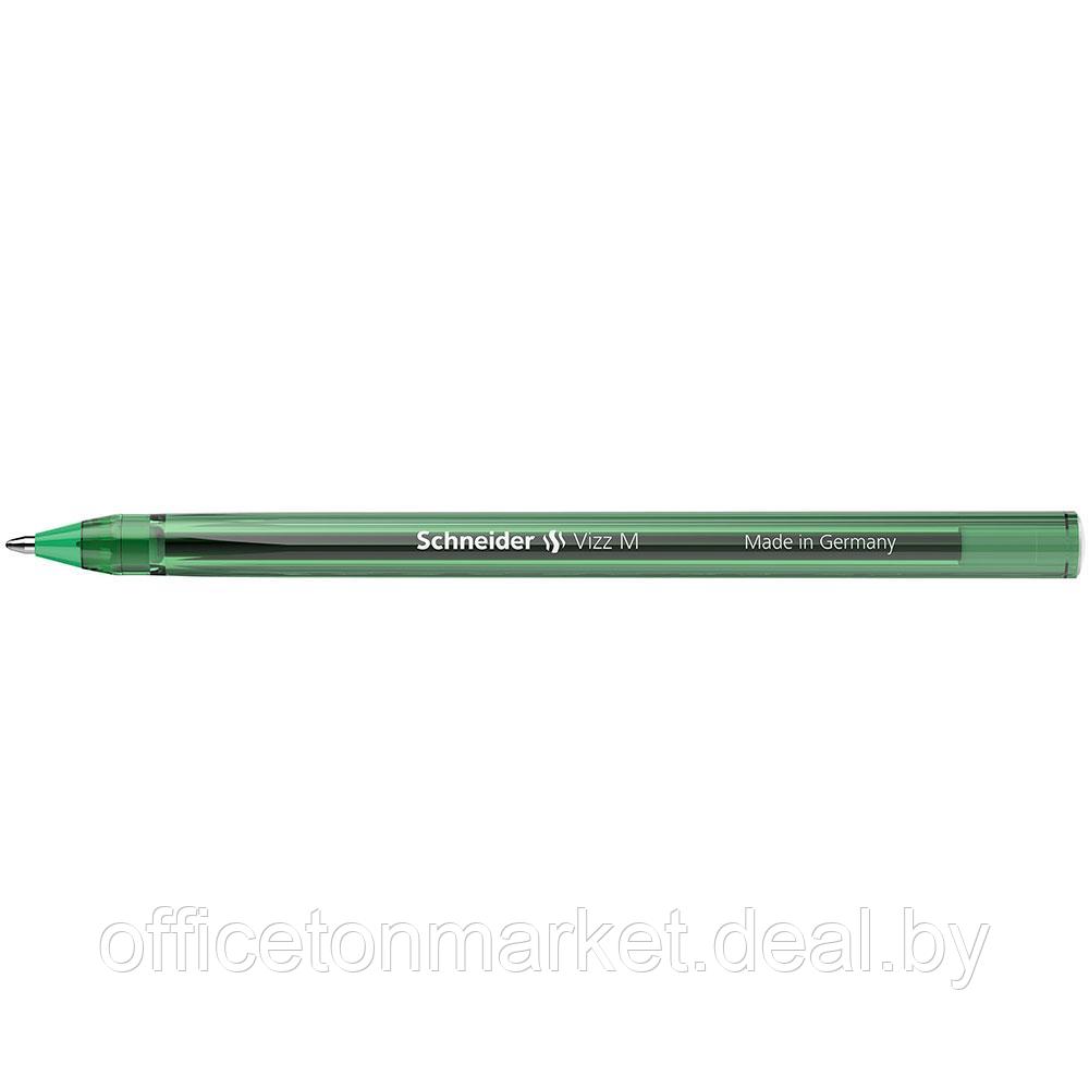 Ручка шариковая "Schneider Vizz M", зеленый, стерж. зеленый - фото 5 - id-p223026568